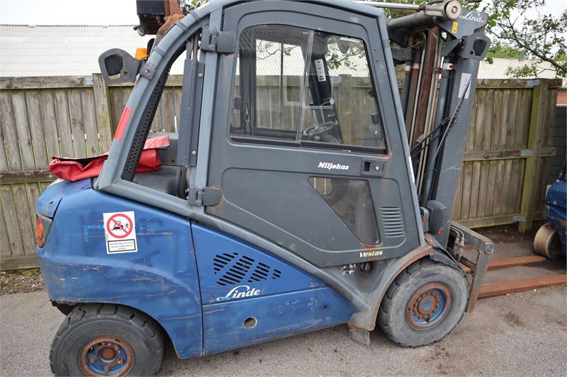 Gaffeltruck Linde H35D miljøtruck