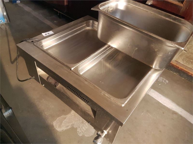 Pølsekoger / Bain Marie, Inomak MA67 med containere