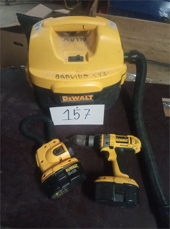 Støvsuger m.m. Dewalt 18V