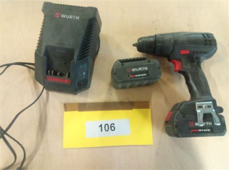 Würth 18V slibe bore/skrue maskine