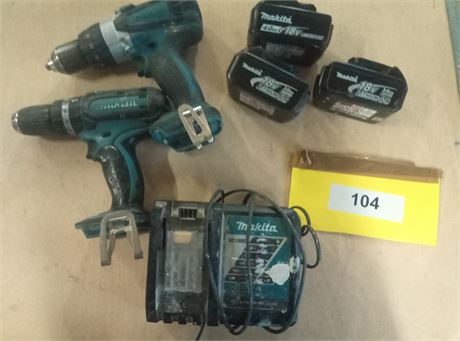 Makita 18V akku - fejl observeret