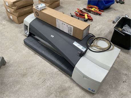 Plotter, HP Designjet 111, CQ532A, inkl. sort patron og papirrulle